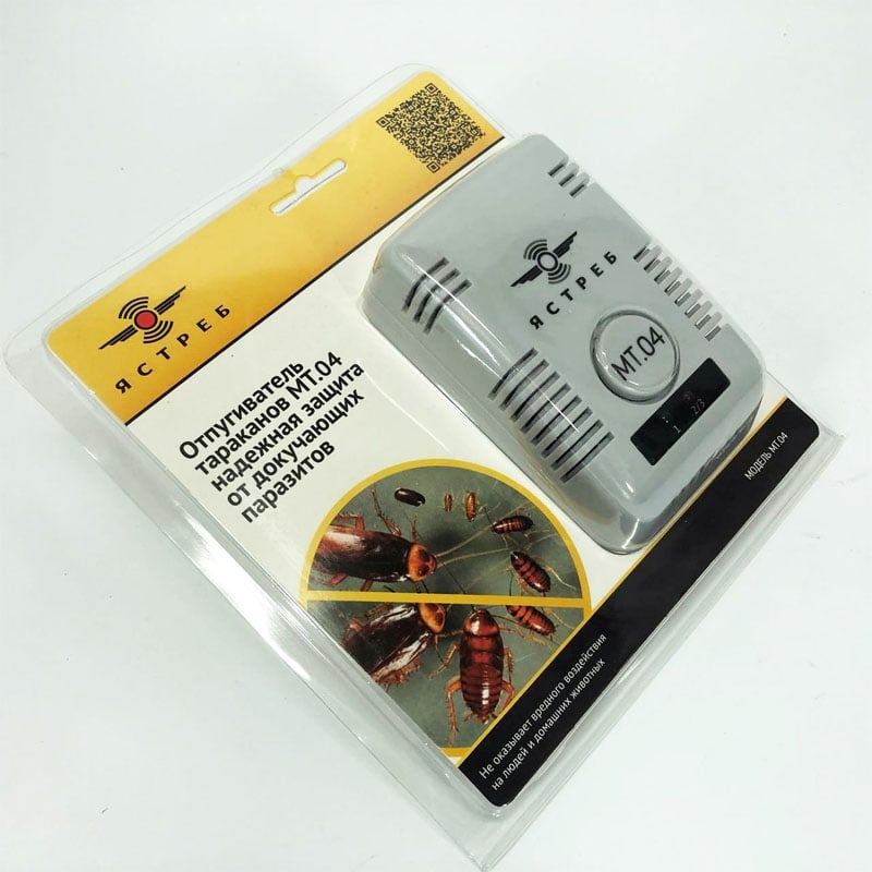 Відлякувач ультразвуковий Яструб МТ.04 від комах та тарганів (tf6759) - фото 4