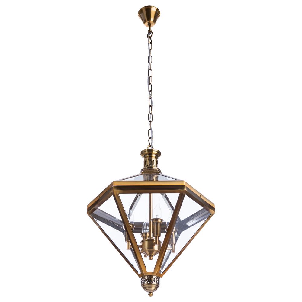 Підвісний світильник Arte Lamp Divinare 4x40 Вт E14 Бронза (7400/17 SP-4)