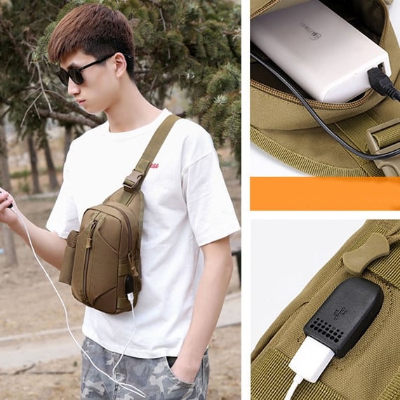 Сумка через плечо из кордуры 5,5л Coyot (tf4834) - фото 13