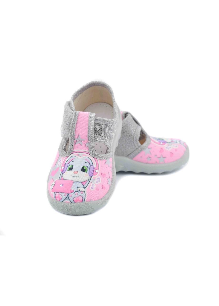 Тапочки для дівчаток Waldi 360-27841/26 на липучках р. 26 Рожевий - фото 2