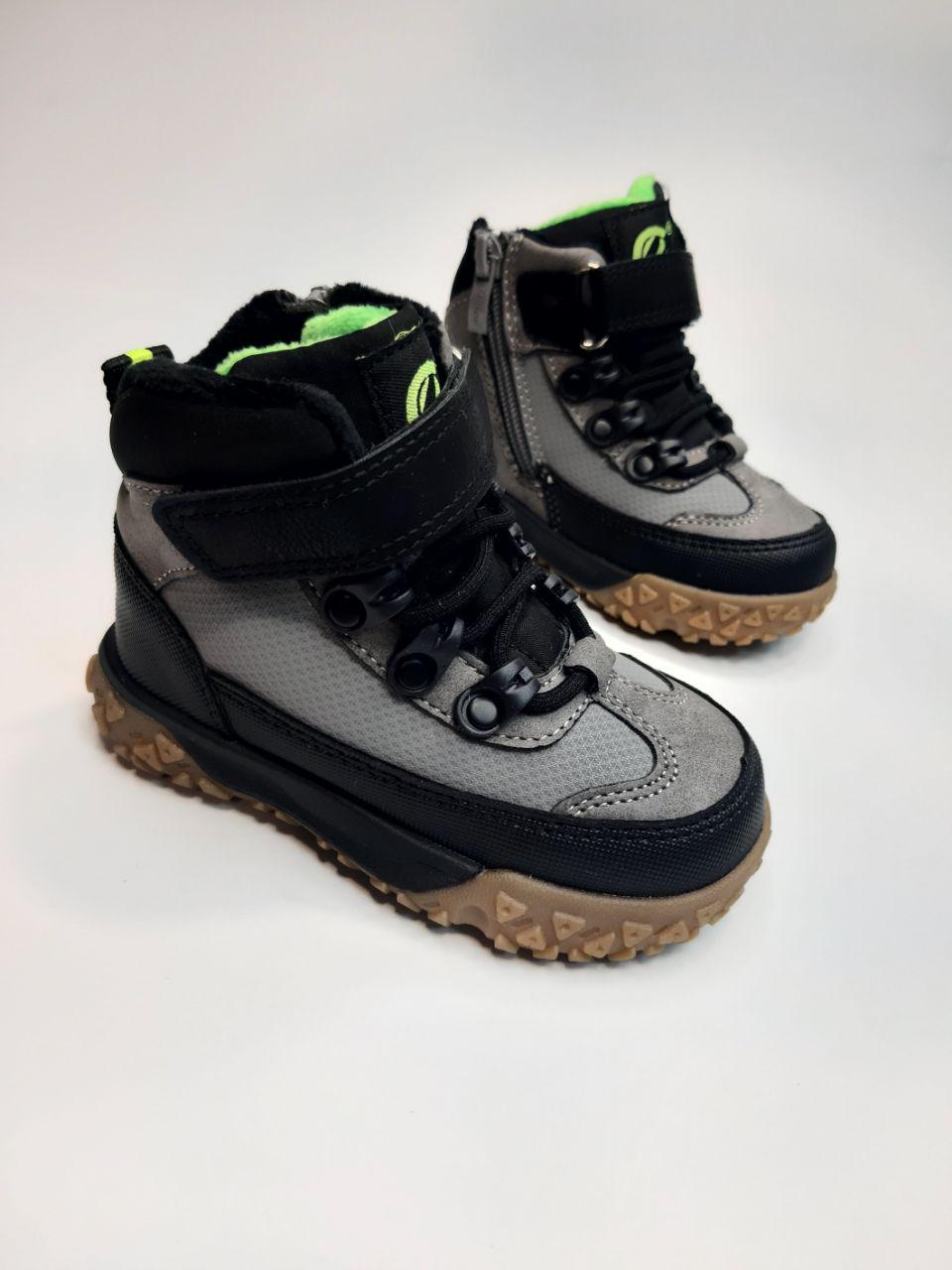Черевики зимові Clibee для хлопчика р. 26 17,5 см Сірий (602 grey-green) Черевики зимові Clibee для хлопчика р. 26 17,5 см Сірий (602 grey-green)