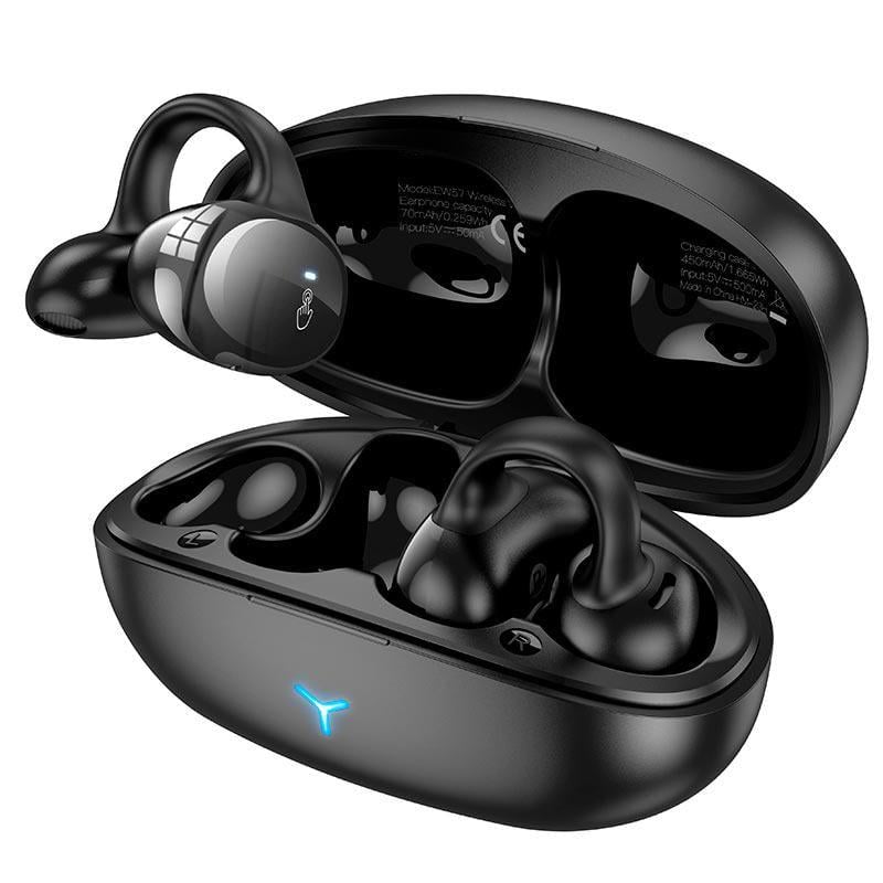 Наушники Hoco Auspicious clip-on True Wireless BT headset EW57 Black (13925413)