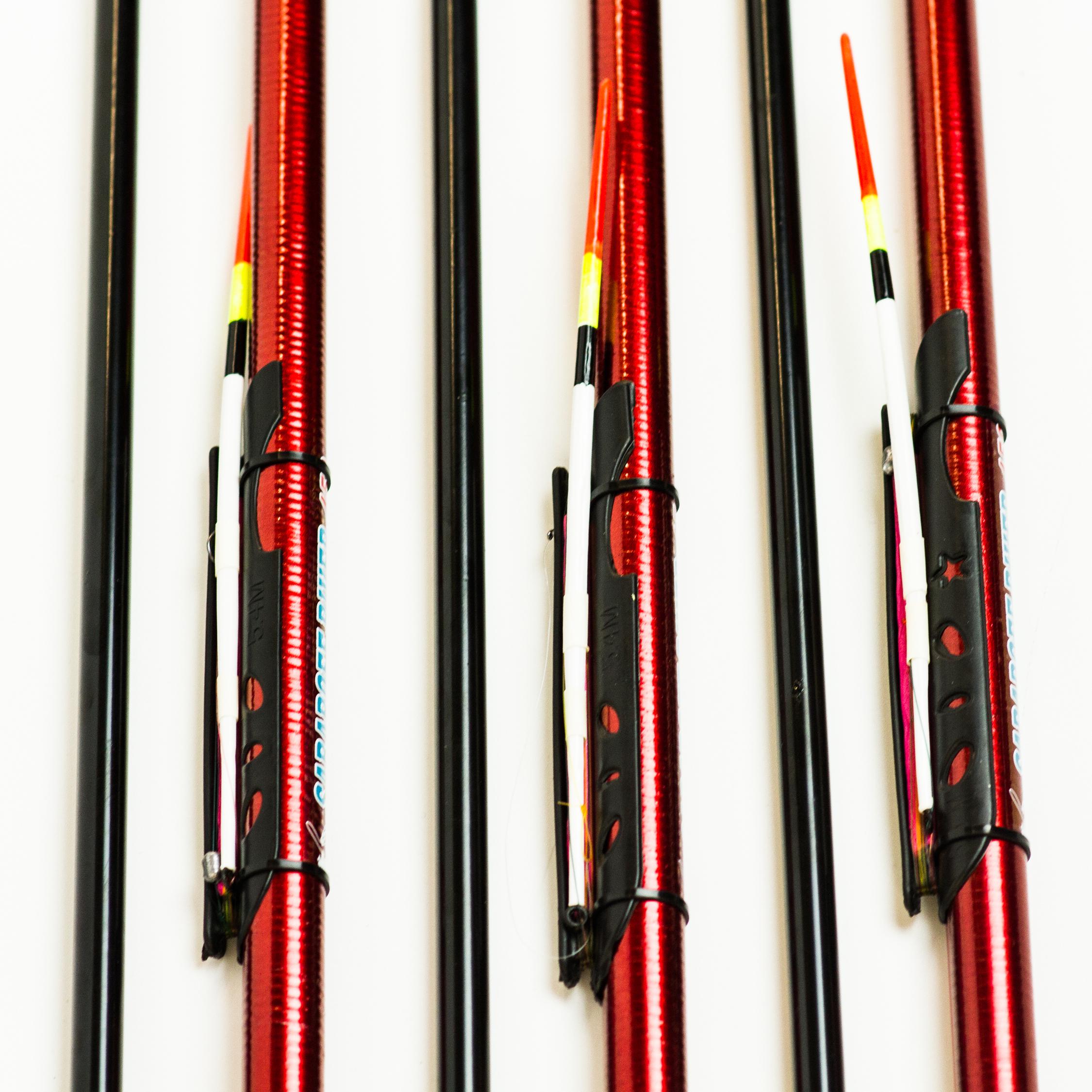 Удочки Джокер в сборе 4,5 м 3 шт. с подставками телескопическими - фото 4