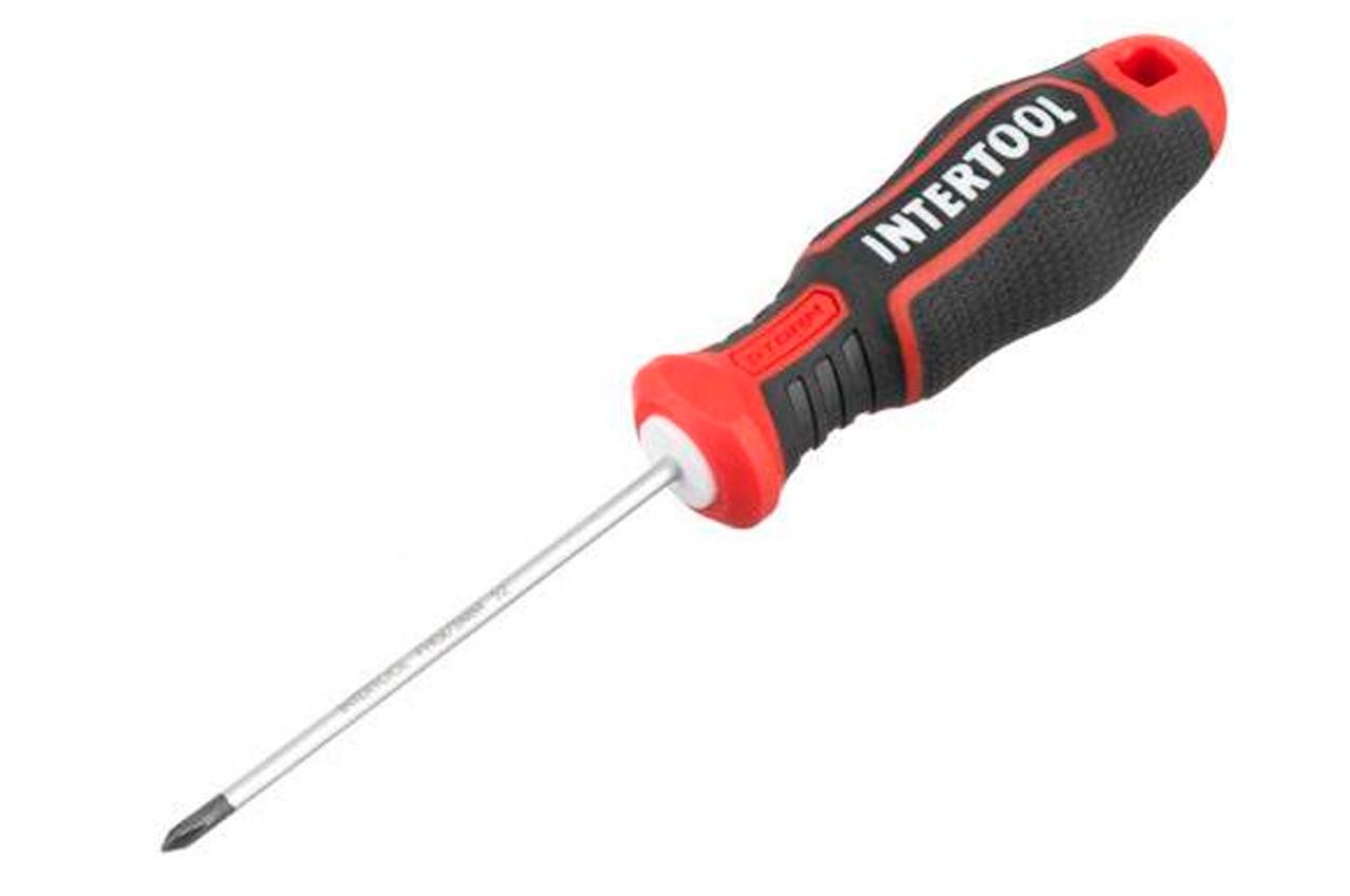 Отвертка Intertool PH0 x 75 мм Storm (VT-3413)