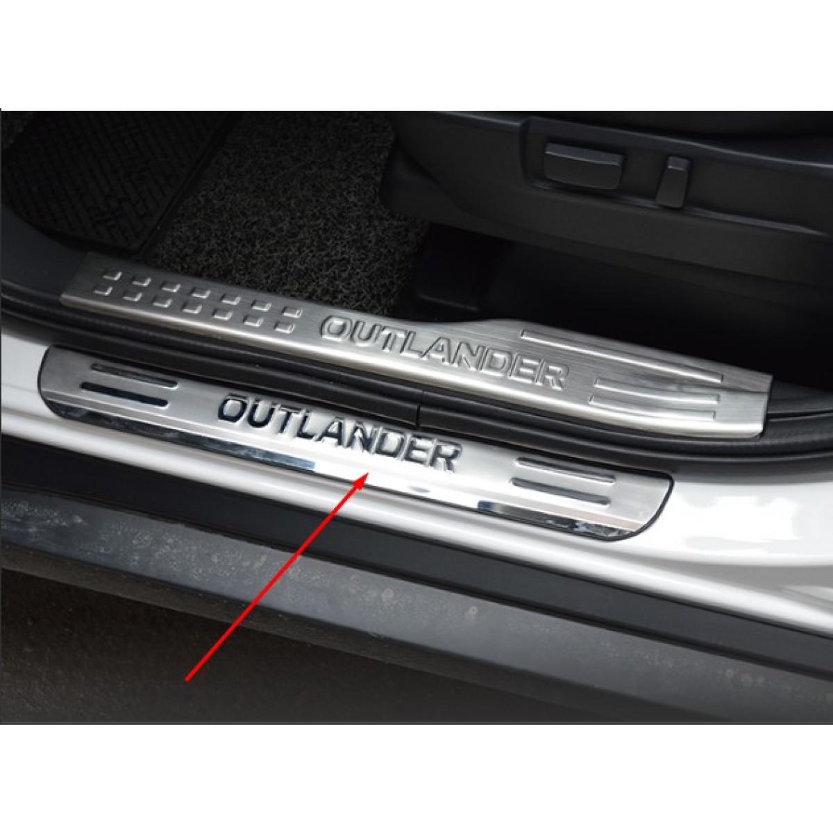 Накладки на пороги Mitsubishi Outlander 3, 4шт - фото 2 Накладки на пороги Mitsubishi Outlander 3, 4шт - фото 2