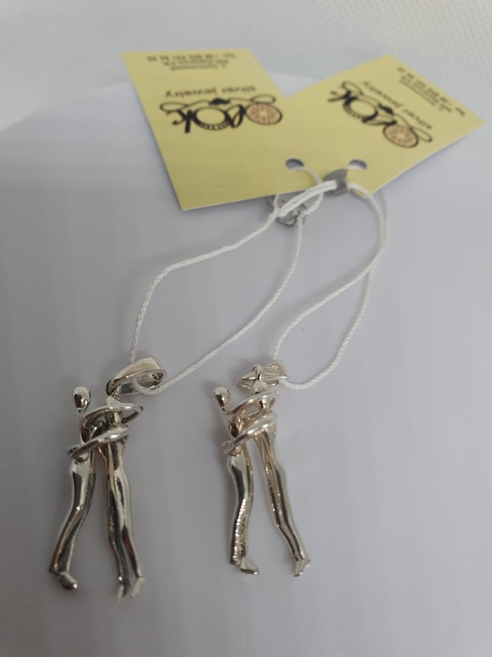 Срібна підвіска Пара закоханих (26943012) - фото 5