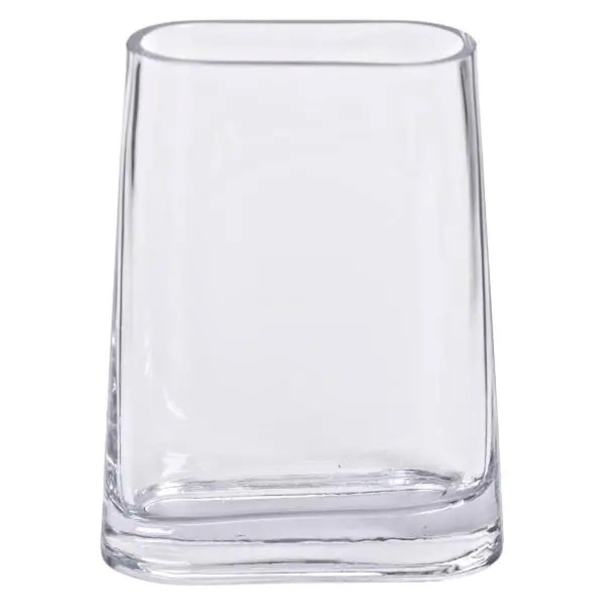 Ваза для цветов стеклянная декоративная 15х7х21 см 1,1 л Прозрачный (HP-10-7)