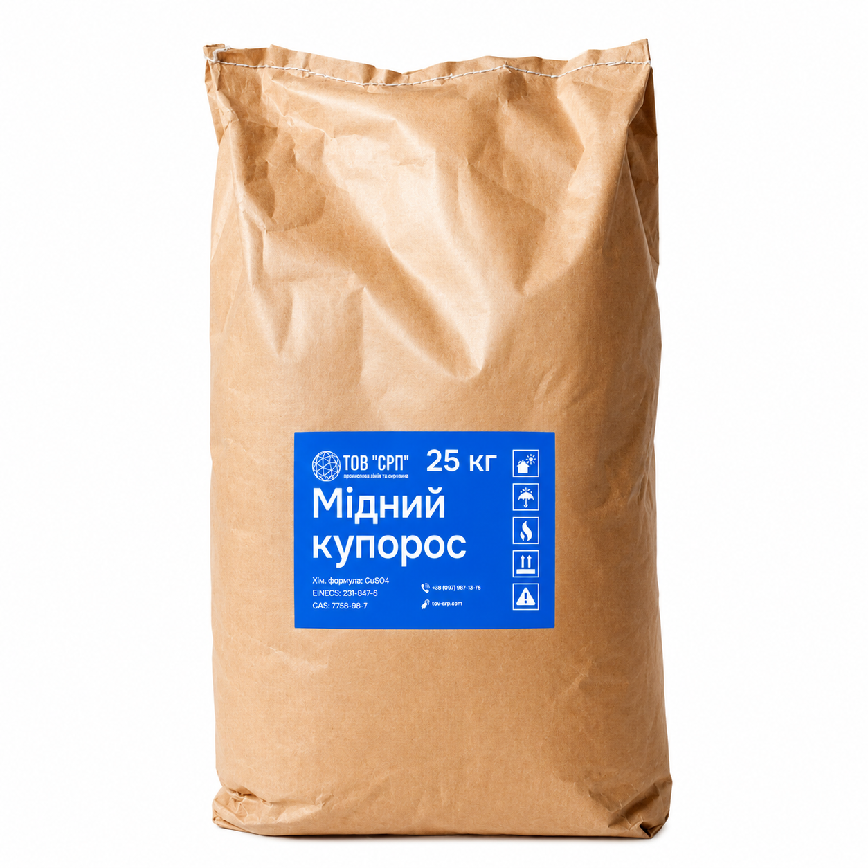 Меди сульфат медный купорос 25 кг (2881037137)