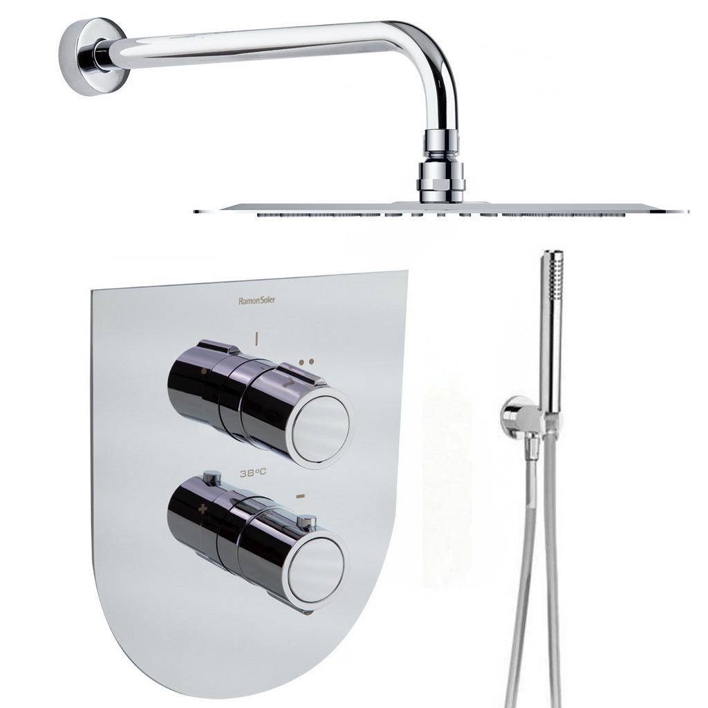 Душевая система скрытого типа Ramon Soler Urban Chic K218701121D302757 с верхним душем Хром (161145)