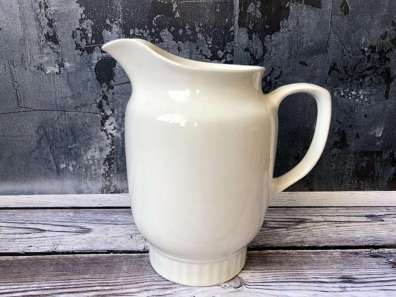 Кувшин керамический Клубника 1,5 л Белый (1292005976) - фото 5