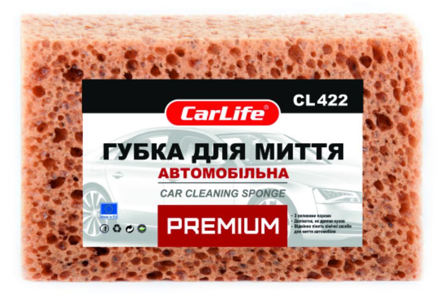 Губка 190х120х70 мм з великими порами Carlife СL-422 Premium (278658) Губка 190х120х70 мм з великими порами Carlife СL-422 Premium (278658)