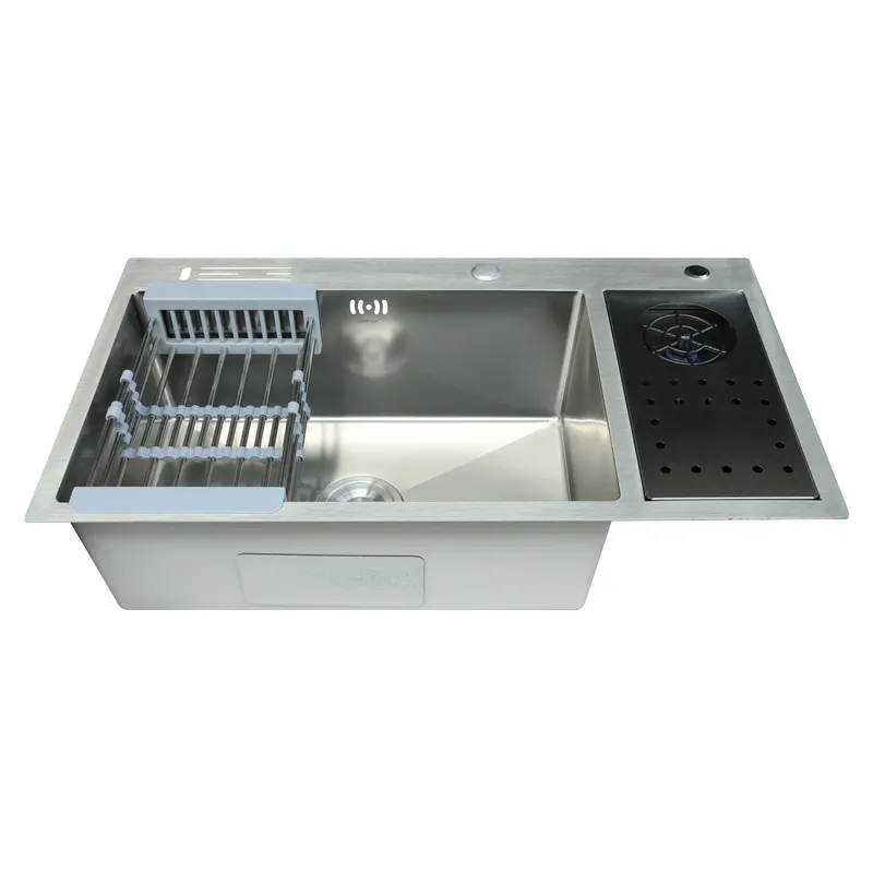 Мойка Zerix ZH8245-SET-08 Micro Decor SS Color из нержавеющей стали (ZM5593)