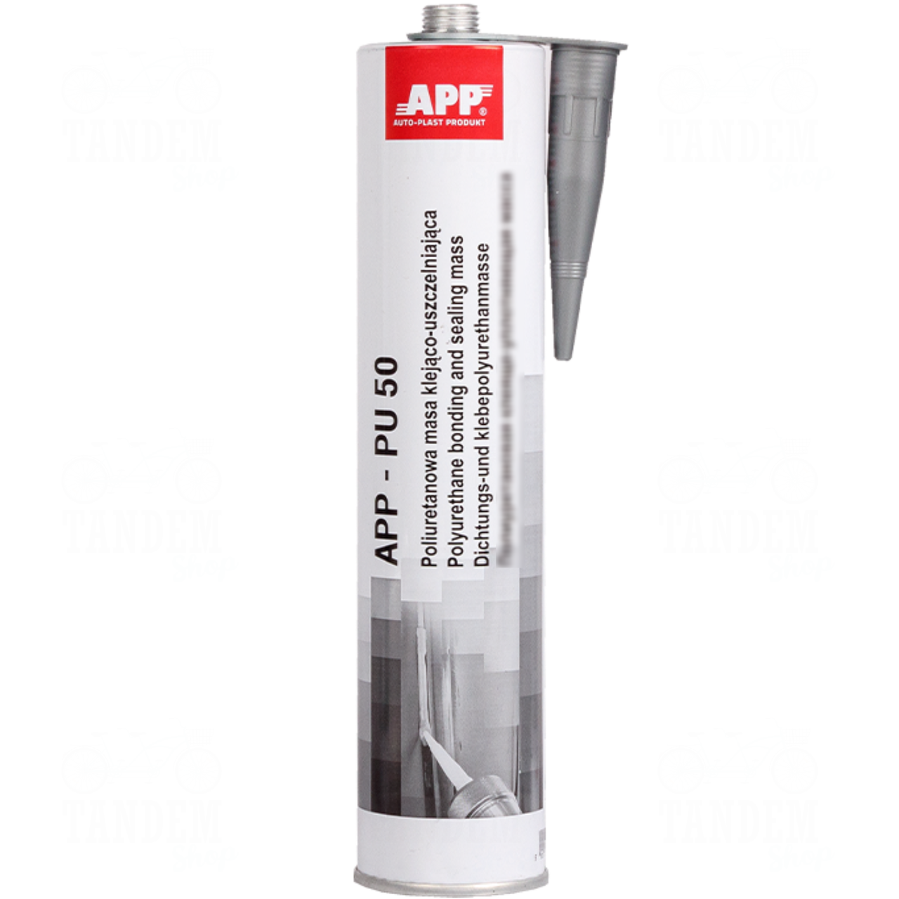 Герметик полиуретанои клеюще-уплотняющий APP PU 50 310 мл Серый (APP_040302)