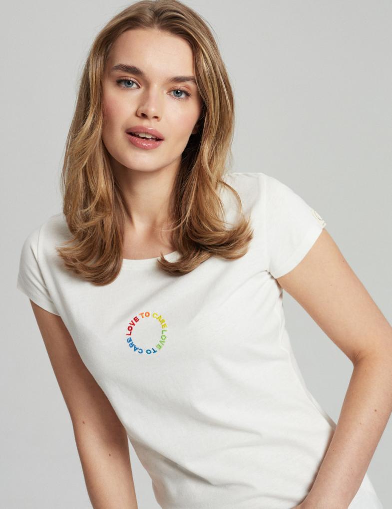 Футболка жіноча Diverse PMM H03 L Молочний (5902598838988)