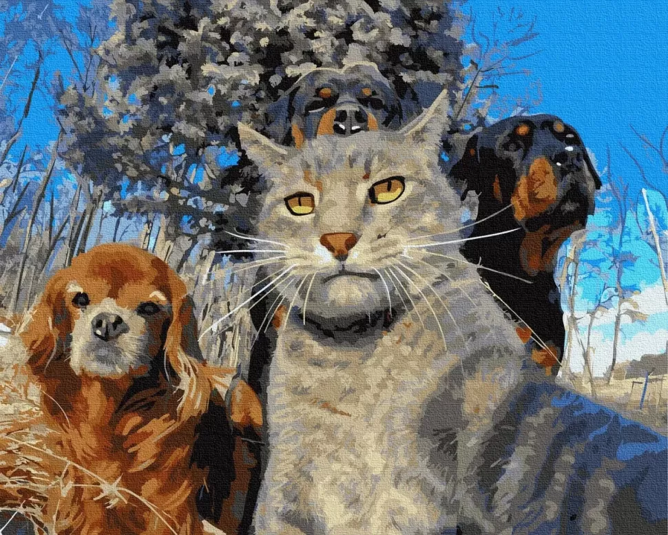 Картина по номерам Brushme "Селфи" 40х50 см (BK-GX30955) Картина по номерам Brushme "Селфи" 40х50 см (BK-GX30955)