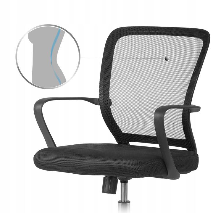 Офісне крісло з мікросітки Sofotel Diran Чорний (2444) - фото 2 Офісне крісло з мікросітки Sofotel Diran Чорний (2444) - фото 2