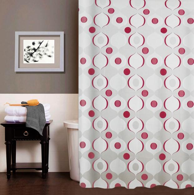 Шторка для ванной комнаты Мій Дім Fiesta PEVA 180х180 cм (NJ10110)