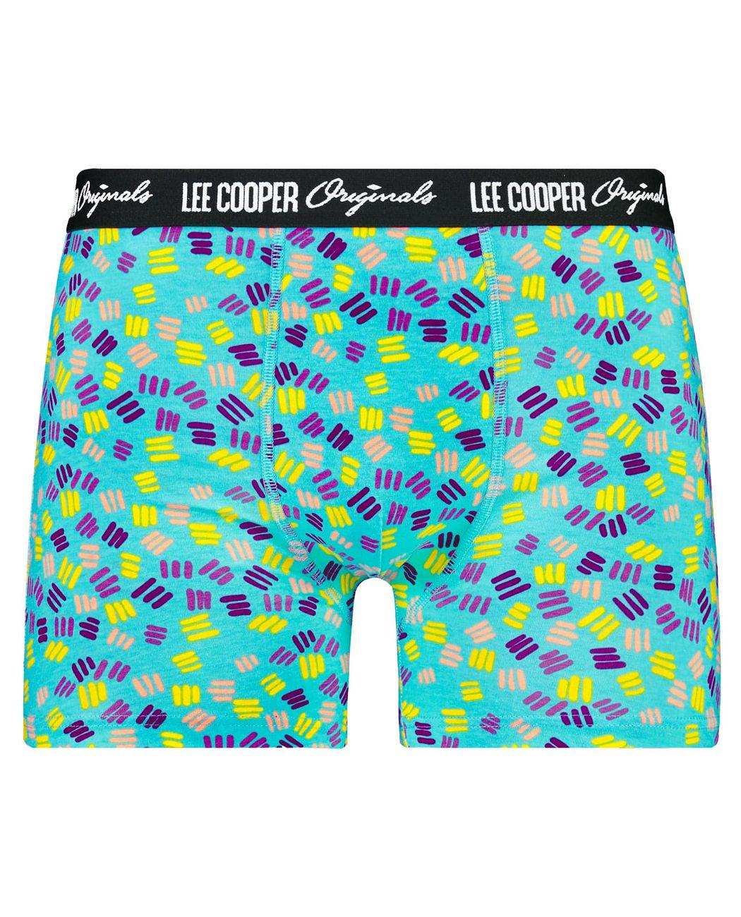 Трусы-боксеры мужские Lee Cooper LCUBERMUDA с рисунком XL Бирюзовый (9911111183562)