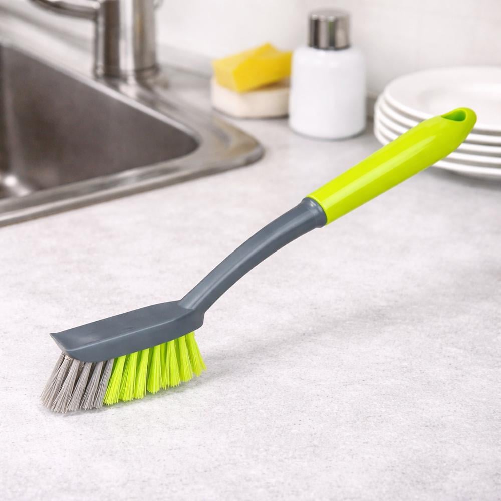 Щітка для посуду 97709 з довгою ручкою 26x6,5x2 см Сірий
