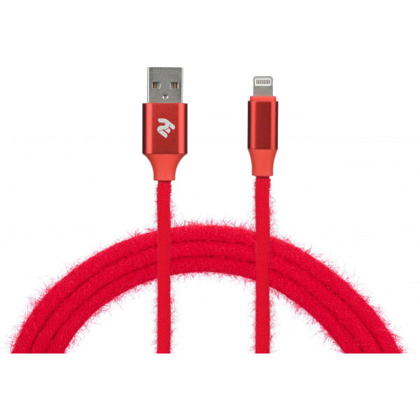 Кабель 2e USB 2.0 to Lightning Cable 1 м Red (2E-CCLAC-RED) - фото 3