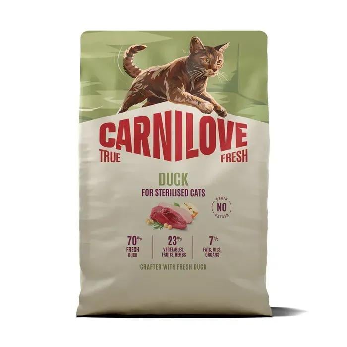 Корм сухий Carnilove True Fresh Beef Sterilised для стерилізованих кішок яловичина 2 кг (173761)