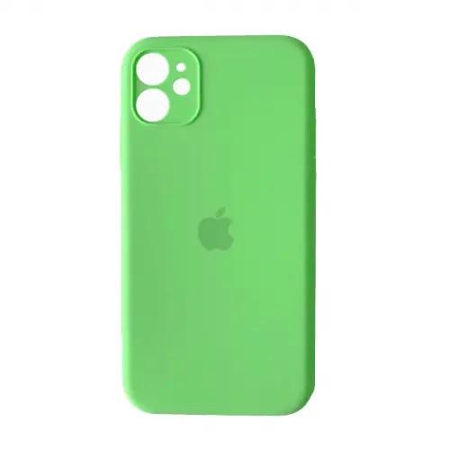 Силиконовый Чехол Накладка Закрытая Камера Silicone Case Full Camera Для iPhone 12 Lime Силиконовый Чехол Накладка Закрытая Камера Silicone Case Full Camera Для iPhone 12 Lime