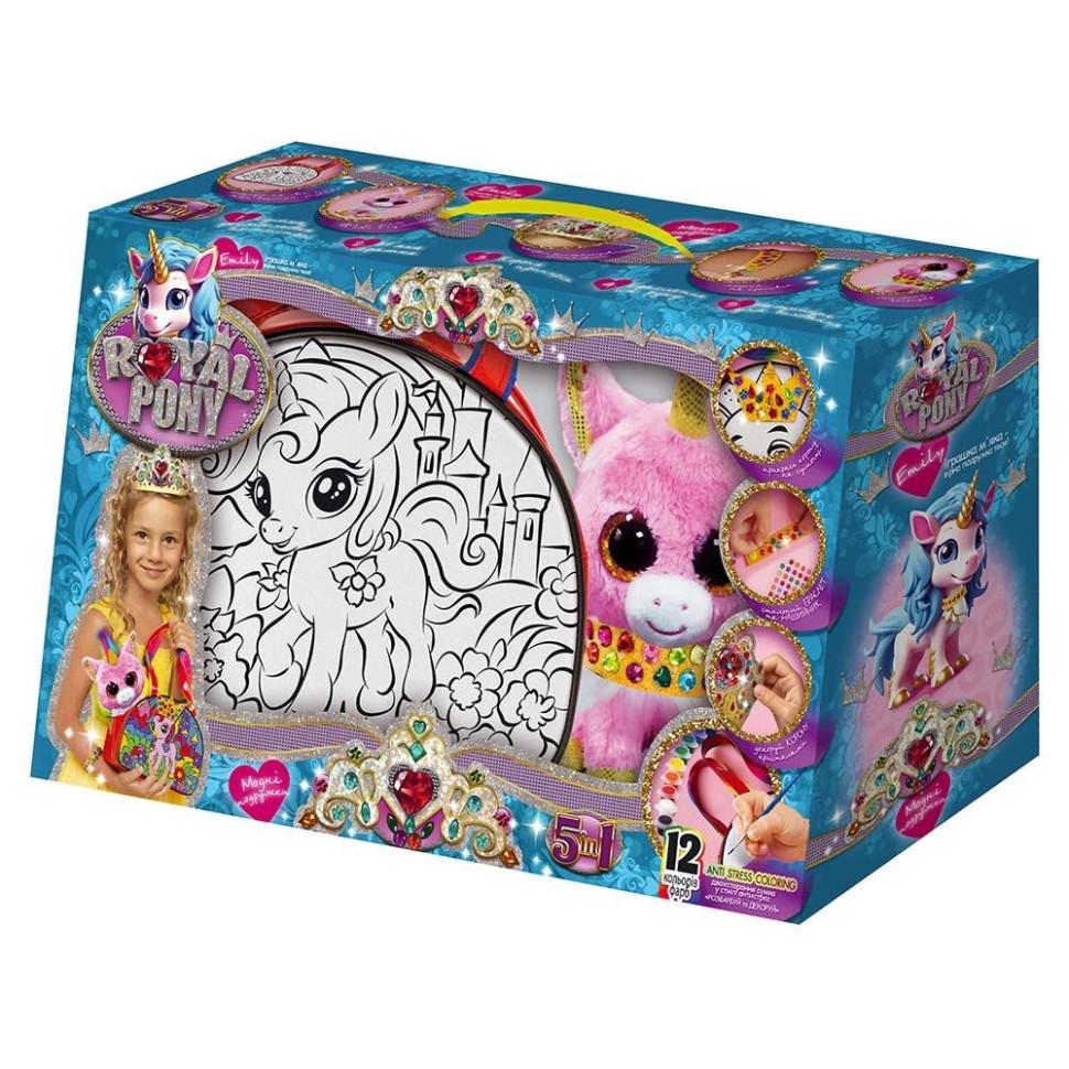 Набір для креативної творчості Danko Toys Royal Pony з фарбами (RP-01-08U)