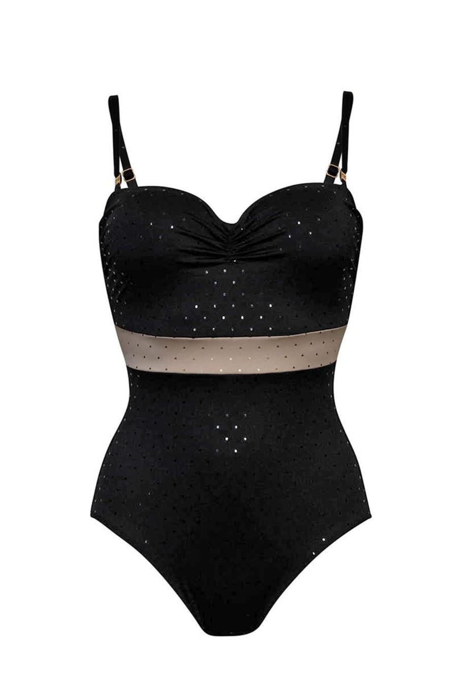 Купальник слитный push up Marc&Andre р. 48B/XL Черный (64983) - фото 3 Купальник слитный push up Marc&Andre р. 48B/XL Черный (64983) - фото 3