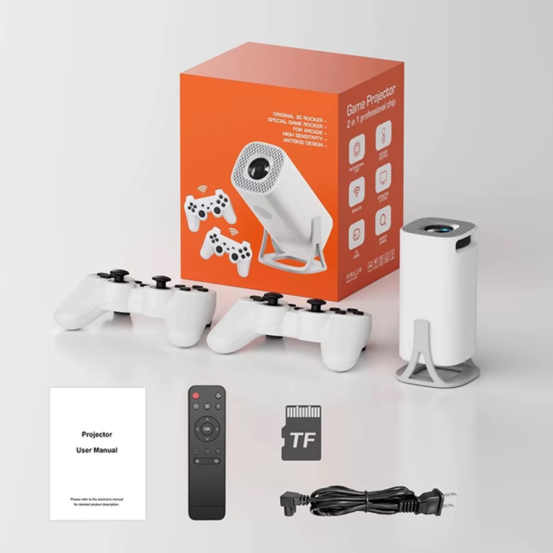 Смарт-проєктор S40 із двома джойстиками Bluetooth/WiFi 1280x600p (25880225)