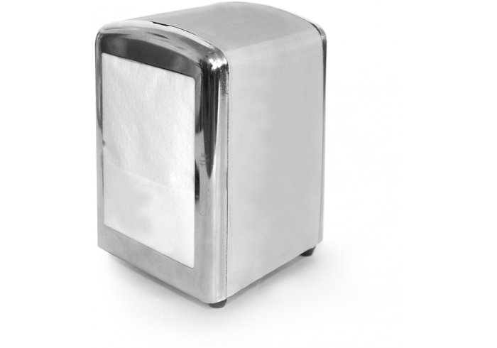 Держатель для салфеток на стол металлический 9,5х10,5х14 см Silver (3006776135)