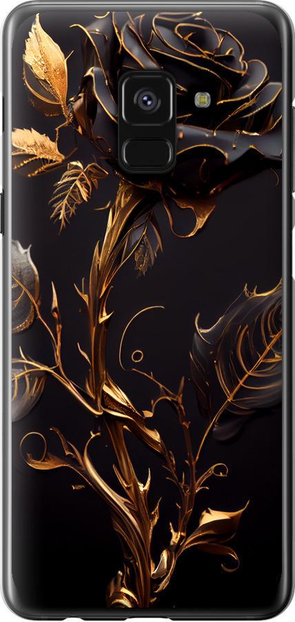 Чехол на Samsung Galaxy A8 2018 A530F Роза 3 (5552u-1344-42517)