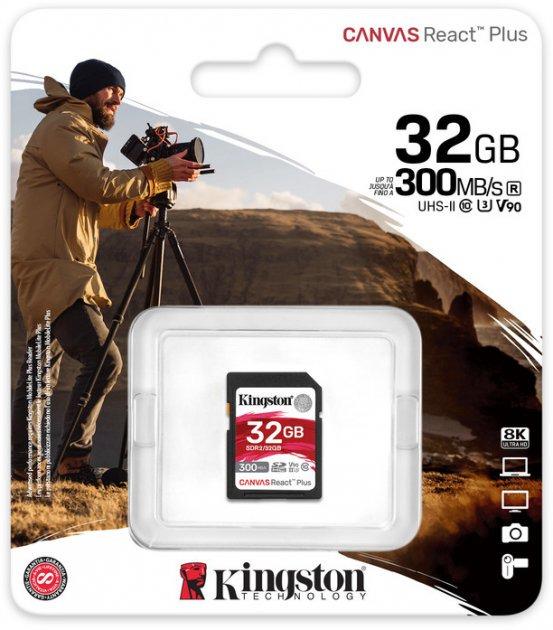 Карта памяти Kingston Canvas 170R C10 UHS-I U3 V30 32 Гб (SDR2/32GB) - фото 3