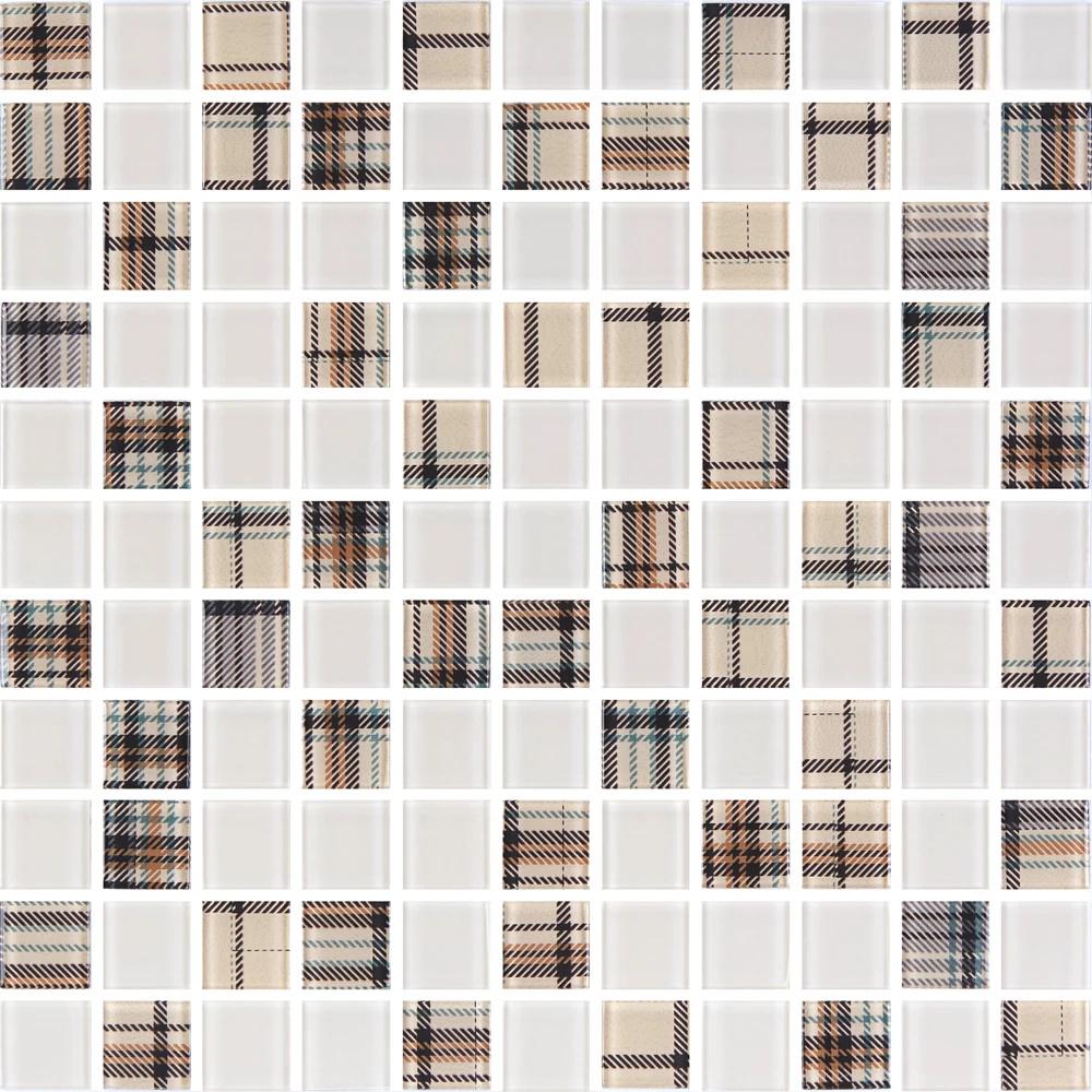 Мозаика стеклянная Kotto Ceramica GMP 0825052 С2 print 47 300х300х8 мм Beige w41 (003141)