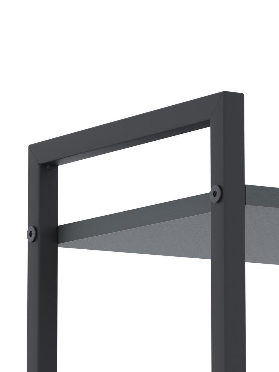 Стелаж Меткас Лофт 35 кг/полицю 6 полиць ЛДСП 1800x600x240 мм Антрацит (2640911723) - фото 3 Стелаж Меткас Лофт 35 кг/полицю 6 полиць ЛДСП 1800x600x240 мм Антрацит (2640911723) - фото 3