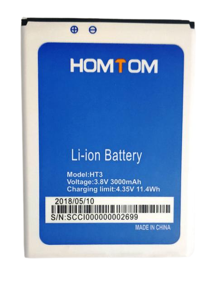 Аккумуляторная батарея для Homtom HT3/HT3 Pro 3000 mAh (000021620)