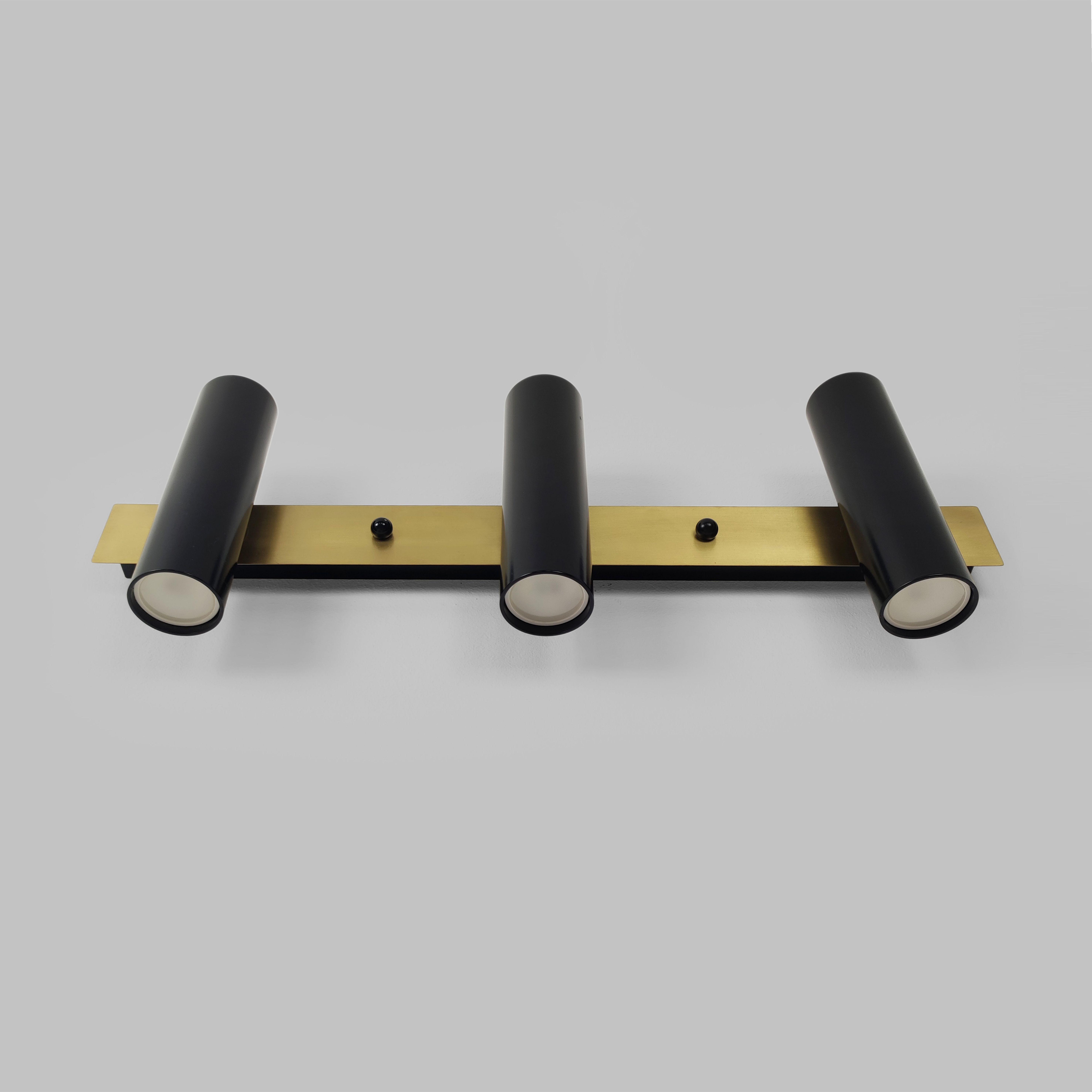 Настенный светильник с деталями из латуни Brass Бра для ванной Black (BRASS11) - фото 5 Настенный светильник с деталями из латуни Brass Бра для ванной Black (BRASS11) - фото 5