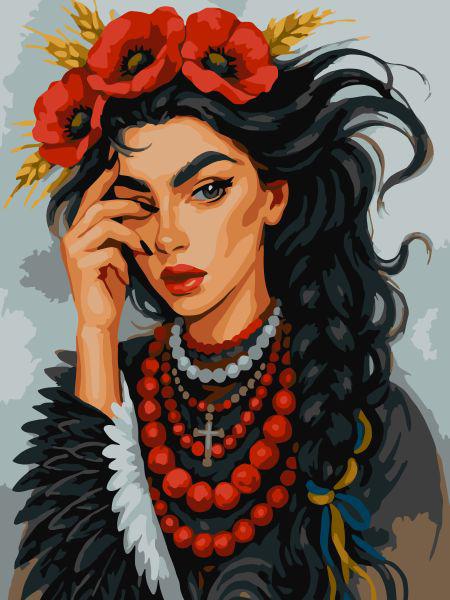 Картина за номерами Ideyka Крилата 30x40 см (Id-KHO8656)