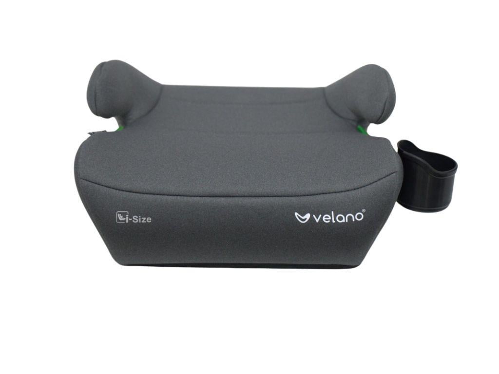Бустер Velano Primo i-Size 125-150 см ISOFIX и подстаканник Grey (3031362491)