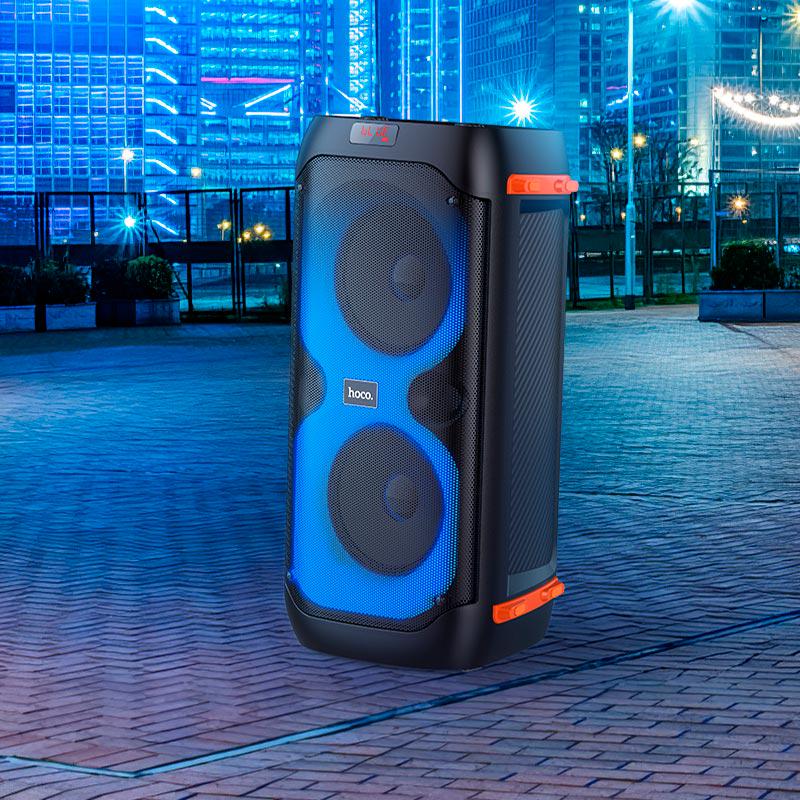 Портативна колонка Hoco Manhattan BT Speaker BS53 Black (11878827) - фото 9