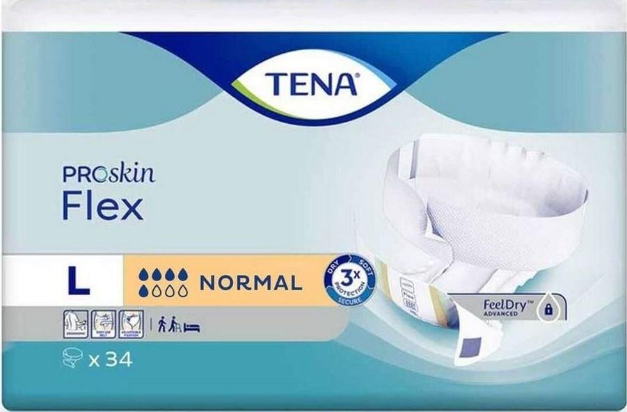 Підгузки для дорослих Tena Proskin Flex Normal L 5 к 34 шт. (22126)