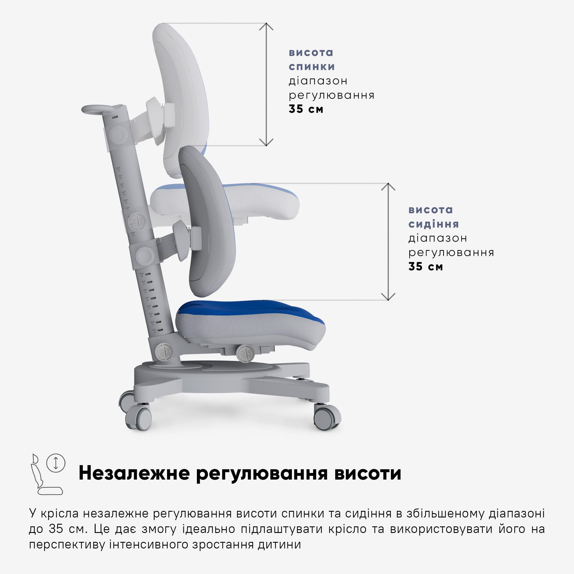 Дитяче крісло Mealux Onyx Duo Темно-синій (Y-115 DGB) - фото 9 Дитяче крісло Mealux Onyx Duo Темно-синій (Y-115 DGB) - фото 9