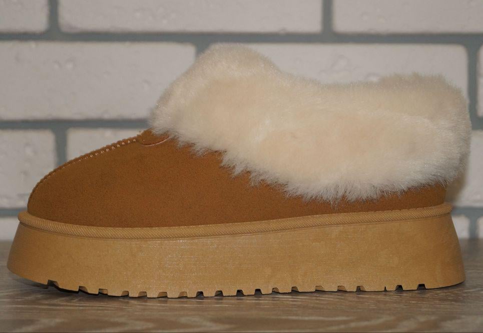 Угги женские зимние на платформе Swin shoes р. 39 24,5 см Коричневый (31556-39)