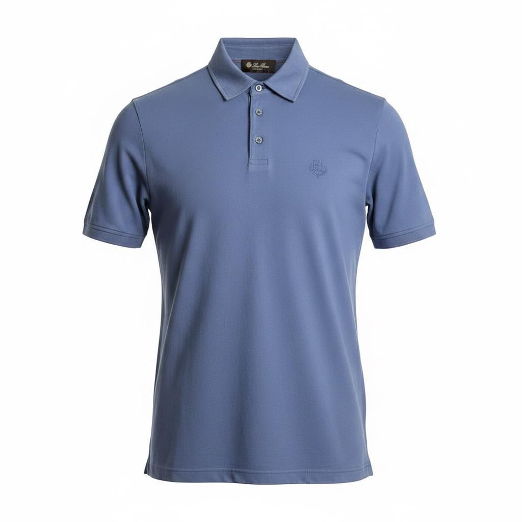 Футболка мужская поло в стиле Loro Piana Brentwood Polo Shirt XL Синий (LP13002.XL)