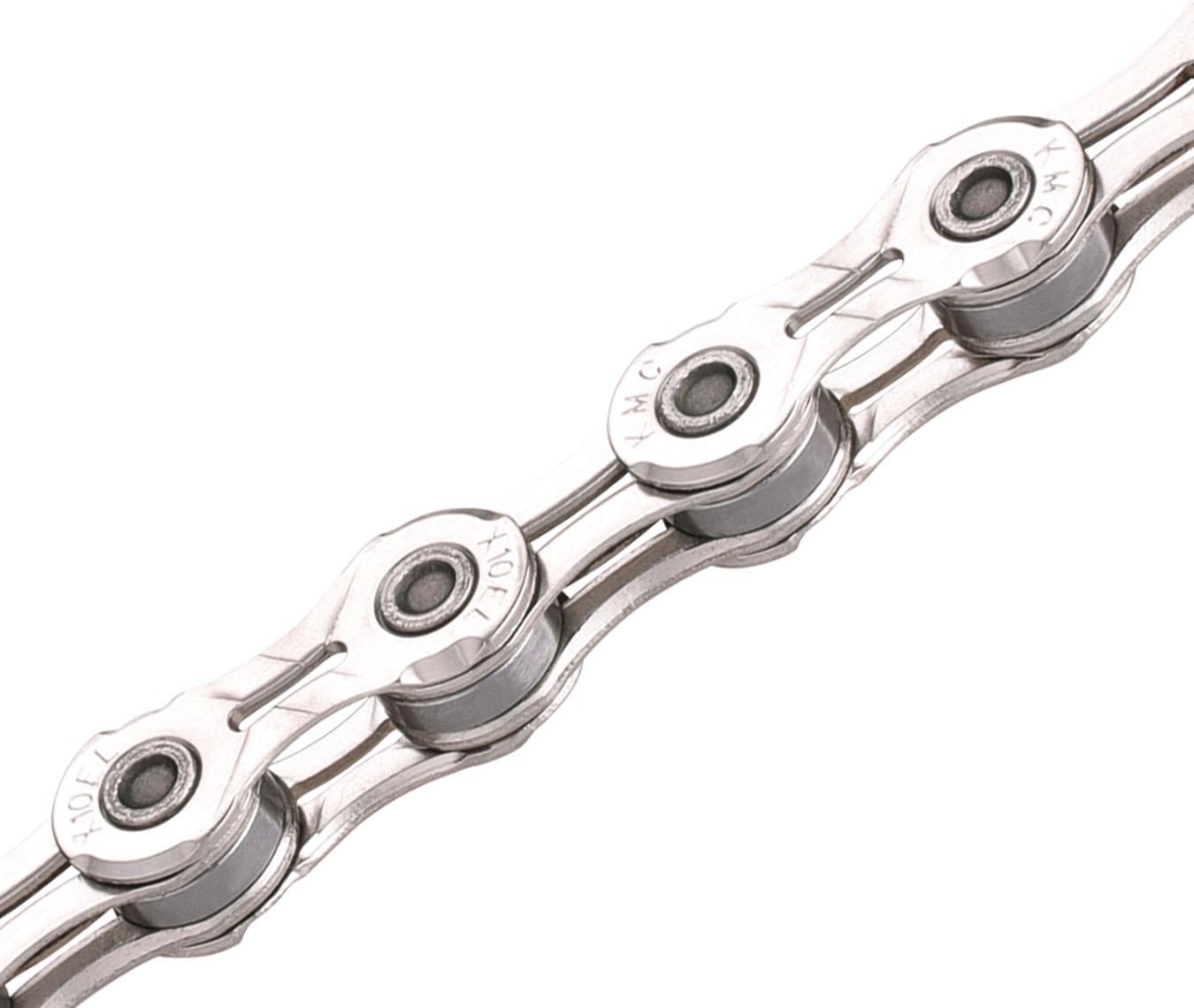 Цепь велосипедная KMCx10EL-1 NPNP 114 лан. 1/2"x11/128" Silver/Silver (CHA-42-13)