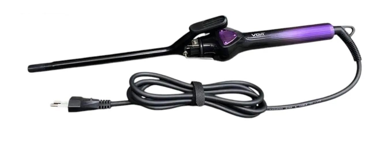 Плойка VGR V-573 конусна для завивки волосся 35 Вт Purple (618471)