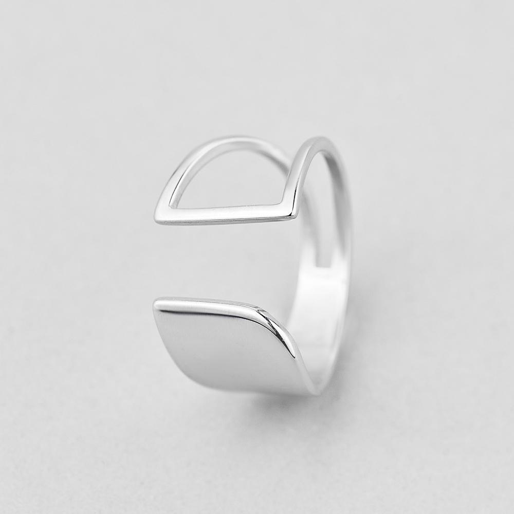 Серебряное кольцо Minimal Фортуна (5222)