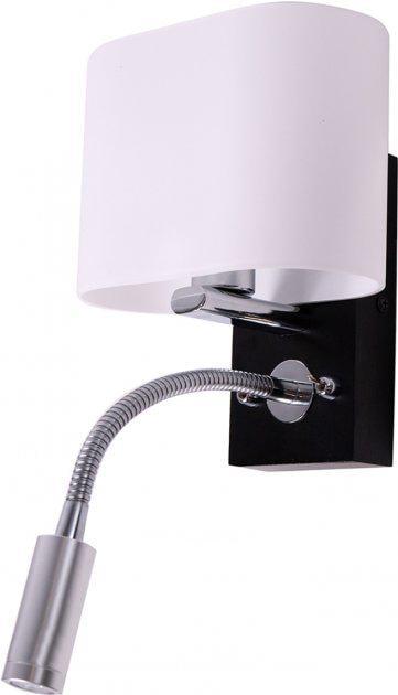 Бра Altalusse INL-3095W-02 Е14 1x40 Вт + 1xLED 3 Вт Chrome/Wengue