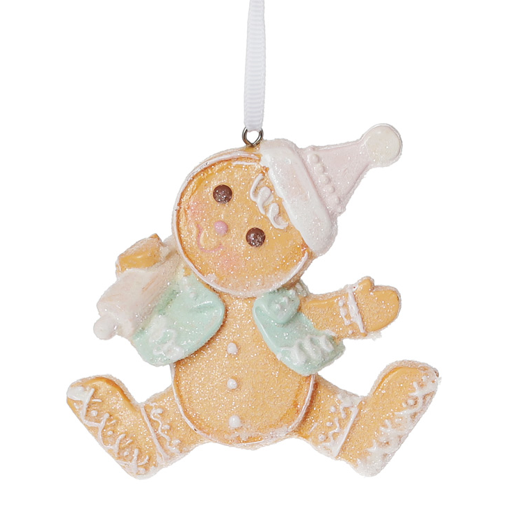 Фигурка новогодняя подвесная BonaDi Зефирно-пряниковые человечки 2 (838-411)