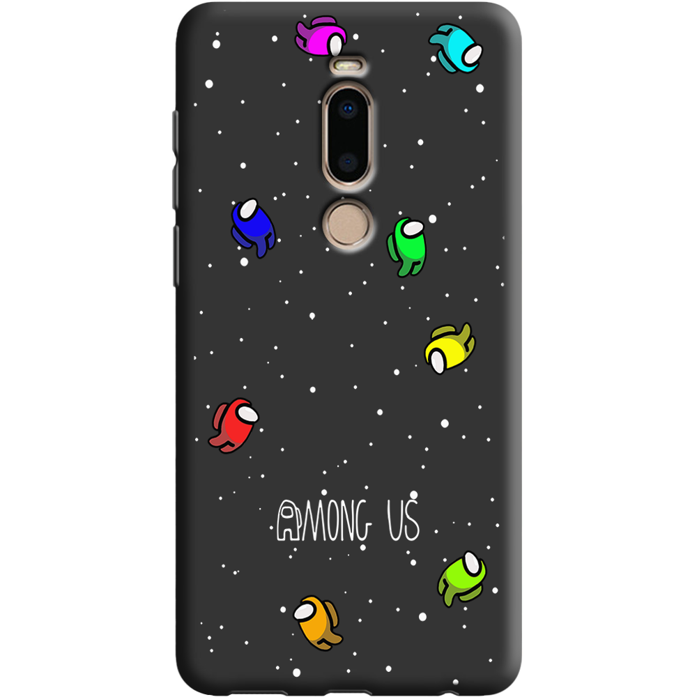 Чехол Boxface Meizu M8 Among Us Invisible Черный силикон (35852-bk76-38817)