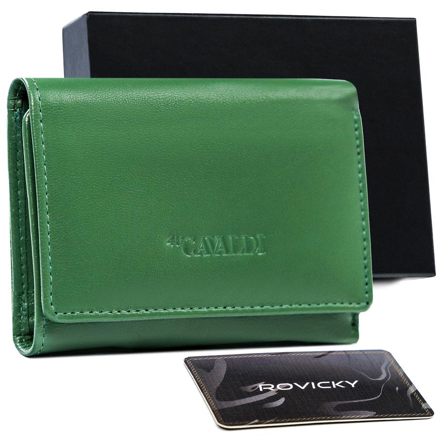 Кошелек женский кожаный 4U CAVALDI RD-17-GCL-0627 Зеленый